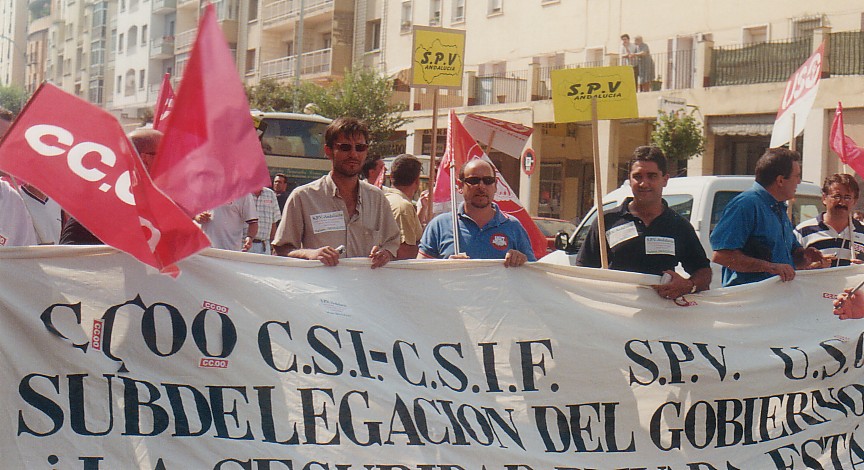 CABEZA DE MANIFESTACION VIGILANTES SPV